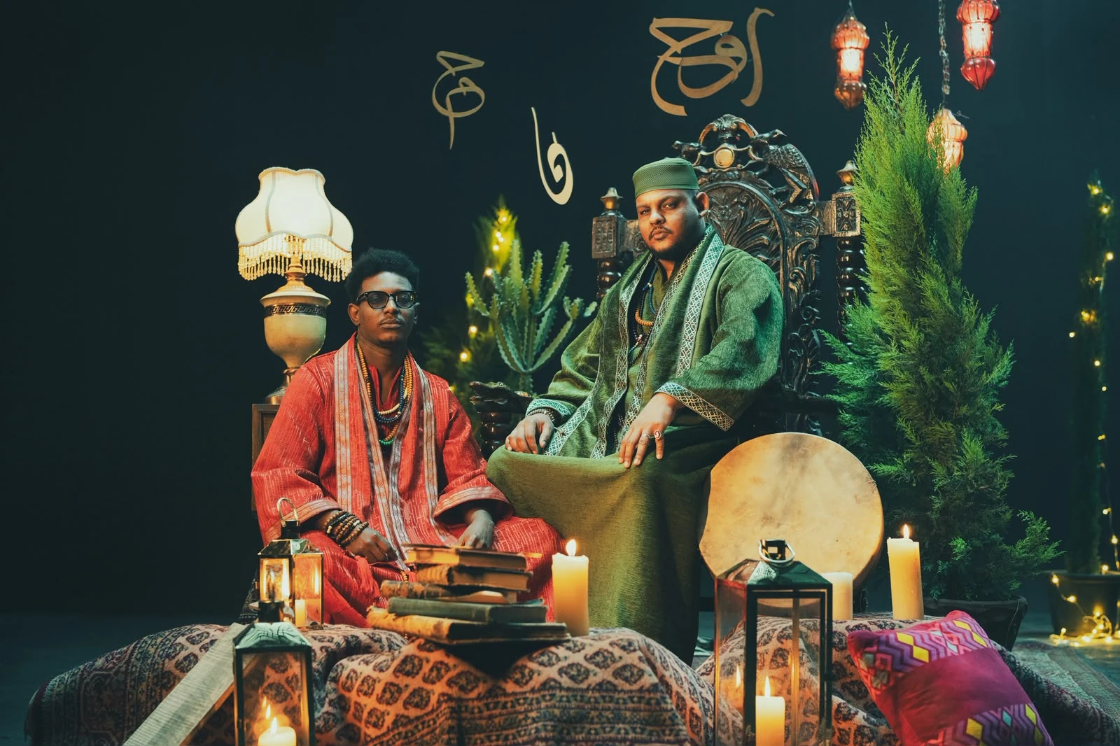 Lanterns and colour — Esaam & Ali